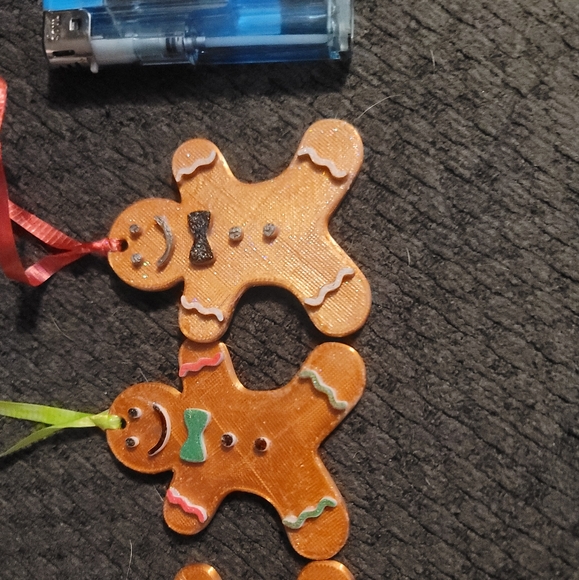 Gingerbread Guy ornaments - Picture 2 of 2